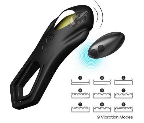 ARMONY - ROADSTER VIBRATOR DOUBLE RING REMOTE CONTROL BLACK