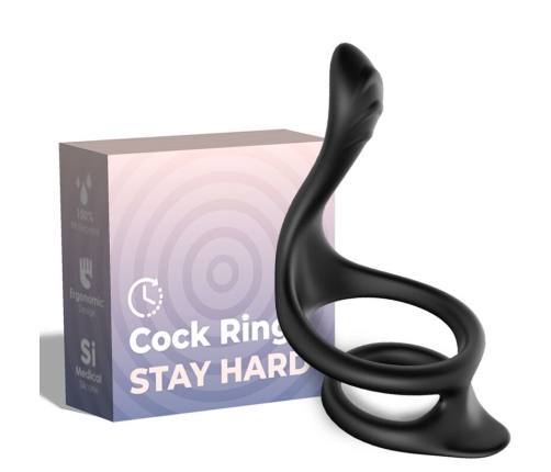 ARMONY - TAIL DOUBLE ANAL RING BLACK