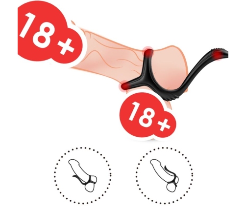 ARMONY - TREASURE DOUBLE ANAL RING BLACK