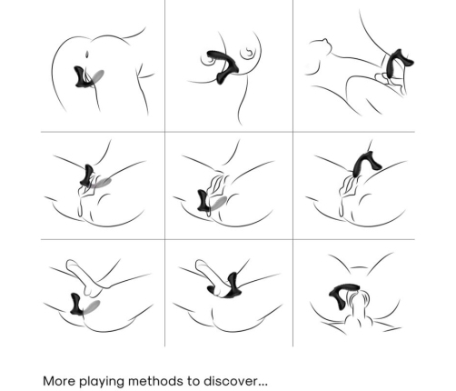 ARMONY - STORM VIBRATOR ANAL PROSTATE & PLUG REMOTE CONTROL BLACK