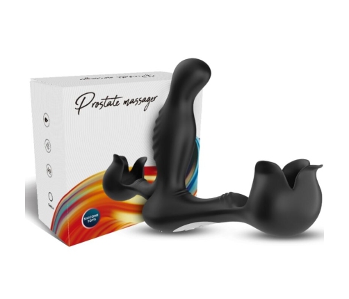 ARMONY - SURROUND VIBRATOR ANAL & STIMULATOR TESTICULOS REMOTE CONTROL BLACK