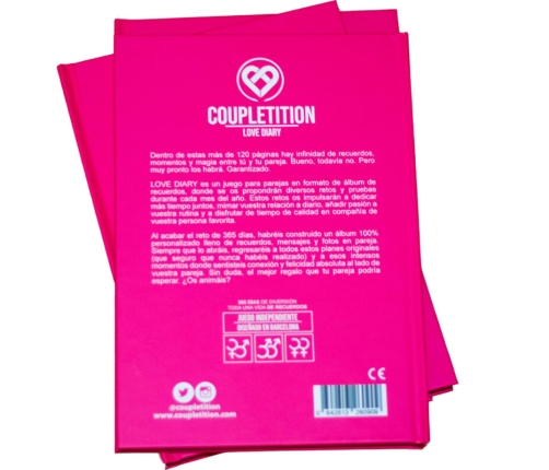 COUPLETITION - LOVE DIARY ALBUM OF MEMORIES & WISHES FOR A COUPLE