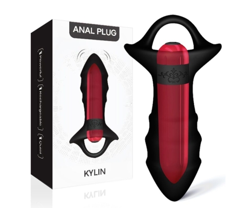 ARMONY - KYLIN FINGER VIBRATOR & ANAL PLUG REMOTE CONTROL BLACK
