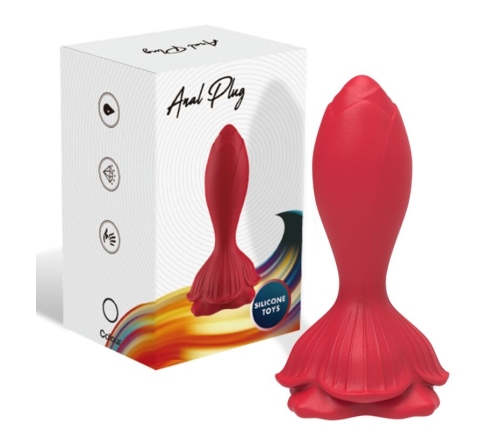 ARMONY - PINK VIBRATOR & ANAL PLUG SMALL REMOTE CONTROL RED