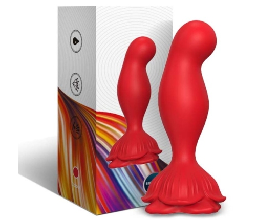 ARMONY - PINK VIBRATOR & ANAL PLUG REMOTE CONTROL RED