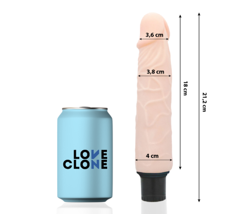 LOVECLONE - FINN SELF LUBRICATION VIBRATOR 21.2 CM -O- 3.8 CM