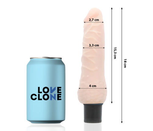 LOVECLONE - SVEN SELF LUBRICATION VIBRATOR 18.5 CM -O- 3.3 CM