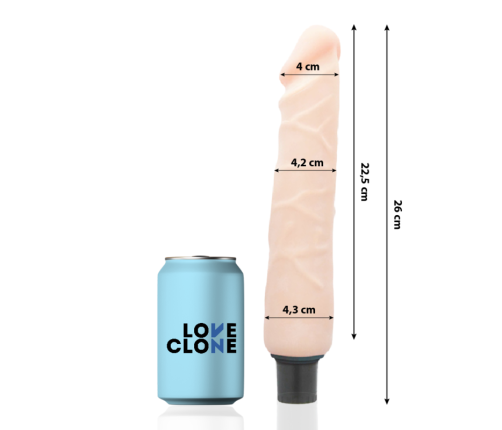 LOVECLONE - JANSEN SELF LUBRICATION VIBRATOR 26 CM -O- 4.2 CM
