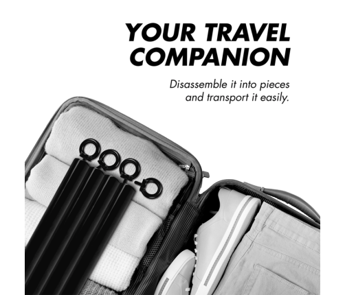 FETISH SUBMISSIVE BONDAGE - ADJUSTABLE SEPARATOR BAR 4 PIECES