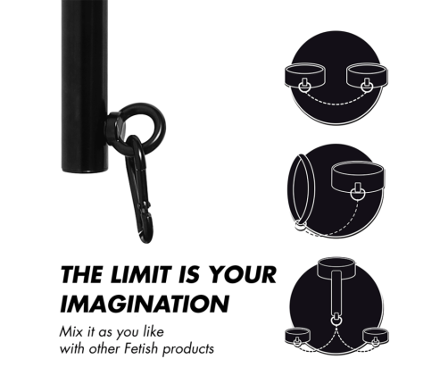 FETISH SUBMISSIVE BONDAGE - ADJUSTABLE SEPARATOR BAR 4 PIECES