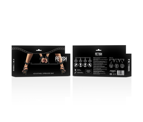 FETISH SUBMISSIVE BONDAGE - ADJUSTABLE SEPARATOR BAR 4 PIECES