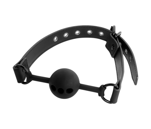FETISH SUBMISSIVE BONDAGE - BREATHABLE SILICONE BALL GAG