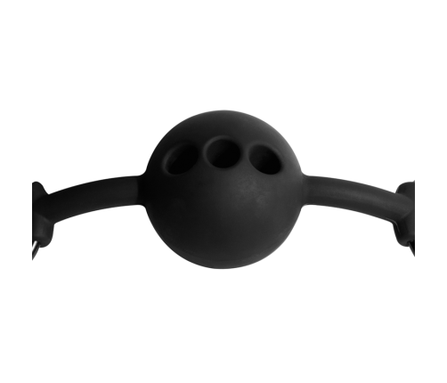 FETISH SUBMISSIVE BONDAGE - BREATHABLE SILICONE BALL GAG