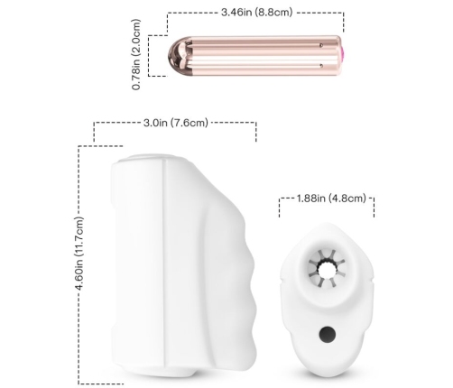 ARMONY - MASTER MASTURBATOR & VIBRATOR WHITE