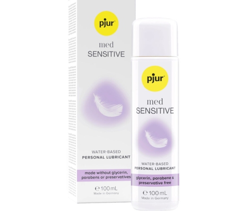 PJUR - MED SENSITIVE GLIDE LUBRICANTE BASE AGUA 100 ML