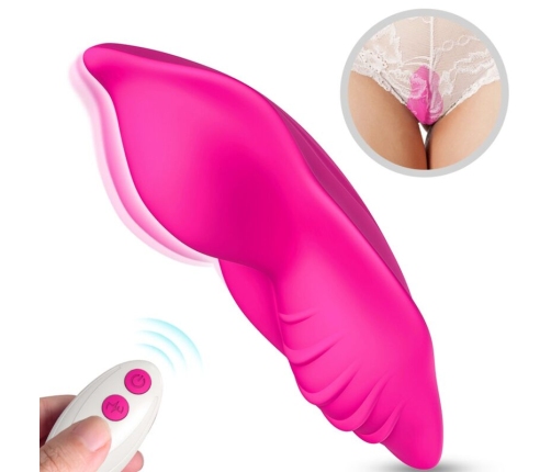 ARMONY - WHISPER WEARABLE PANTIES VIBRATOR REMOTE CONTROL FUCHSIA