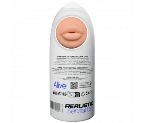 ALIVE - FLEX MASTURBADOR MASCULINO BOCA TALLA M