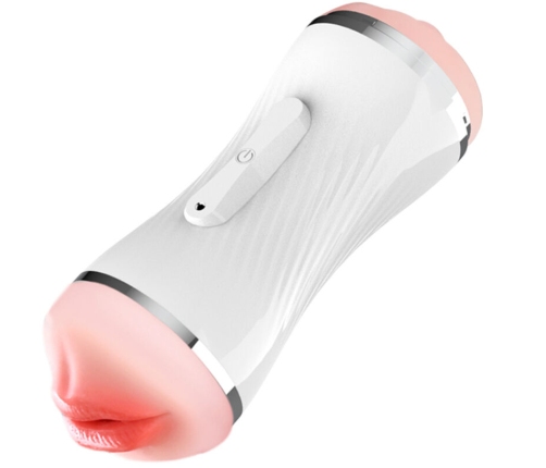 ARMONY - DOUBLE VAGINA & MOUTH VIBRATOR MASTURBATOR WHITE