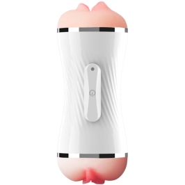 ARMONY - MASTURBADOR VIBRADOR DOBLE VAGINA & BOCA BLANCO ARMONY - MASTURBADOR VIBRADOR DOBLE VAGINA & BOCA BLANCO