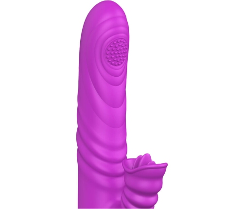 ARMONY - ANGELIA MULTIFUNCTION VIBRATOR WITH STIMULATING TONGUE VIOLET HEAT EFFECT
