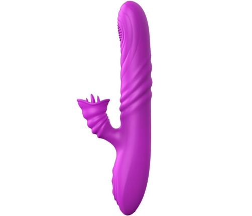 ARMONY - ANGELIA MULTIFUNCTION VIBRATOR WITH STIMULATING TONGUE VIOLET HEAT EFFECT