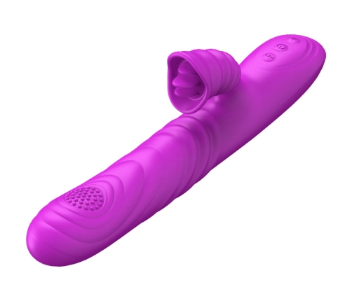 ARMONY - ANGELIA MULTIFUNCTION VIBRATOR WITH STIMULATING TONGUE VIOLET HEAT EFFECT