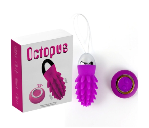 ARMONY - OCTOPUS CACTUS VIBRATING EGG VIOLET REMOTE CONTROL