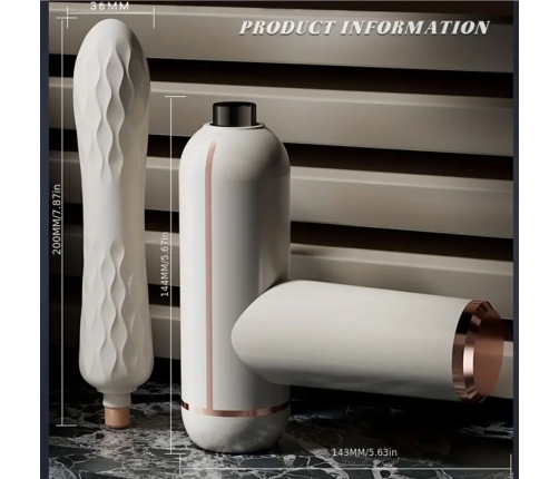 ARMONY - FKING MACHINE ADJUSTABLE & AUTOMATIC VIBRATOR WHITE