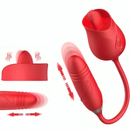 ARMONY - DELIGHT FLOWER VIBRADOR & THRUSTING CON LENGUA ROJO ARMONY - DELIGHT FLOWER VIBRADOR & THRUSTING CON LENGUA ROJO