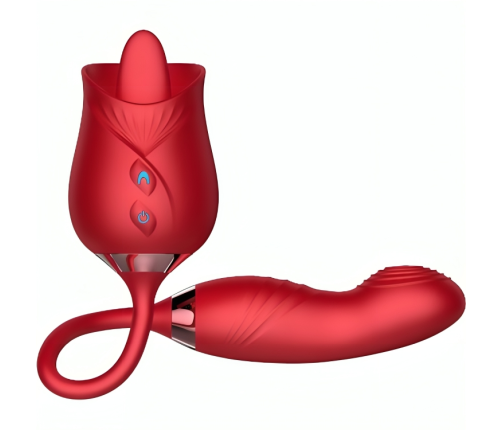 ARMONY - DELIGHT FLOWER VIBRATOR & BUMPING WITH RED TONGUE