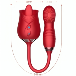 ARMONY - DELIGHT FLOWER VIBRATOR & BUMPING WITH RED TONGUE ARMONY - DELIGHT FLOWER VIBRATOR & BUMPING WITH RED TONGUE