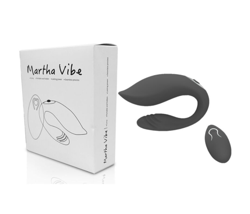 ARMONY - MARTHA VIBRATOR FOR COUPLES BLACK REMOTE CONTROL