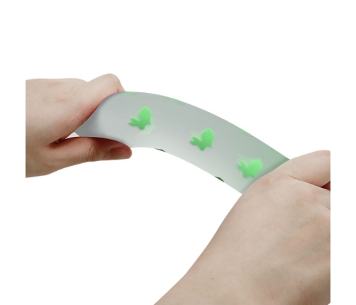 PRETTY LOVE - MAGICAL NIGHTFALL DILDO SIN VIBRACIÓN LUMINOSO VERDE