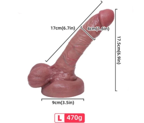 ARMONY - REALISTIC LIQUID SILICONE DILDO 17 CM