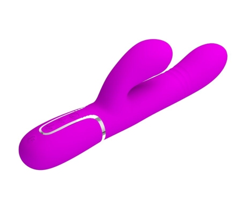 PRETTY LOVE - VIBRADOR PUNTO G MULTIFUNCIÓN FUCSIA