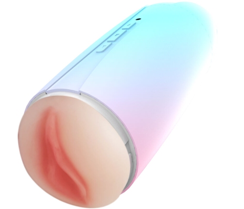 ARMONY - MASTURBADOR VIBRADOR DOBLE VAGINA & BOCA RAINBOW
