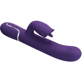 PRETTY LOVE - RABBIT VIBRATOR WITH LICKING PURPLE PRETTY LOVE - RABBIT VIBRATOR WITH LICKING PURPLE