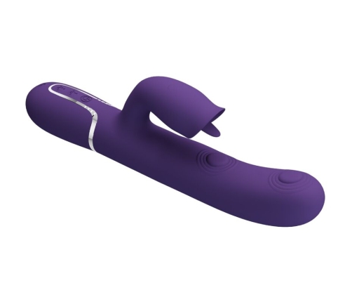 PRETTY LOVE - VIBRADOR RABBIT CON LICKING MORADO