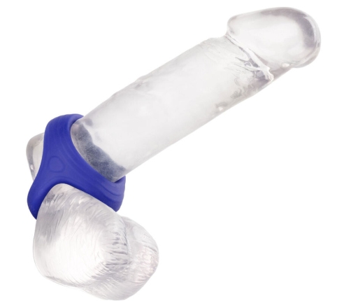 CALEXOTICS - ADMIRAL COCK BALL DUAL RING BLUE