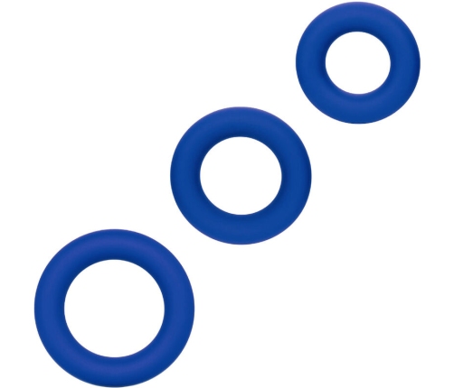 CALEXOTICS - ADMIRAL COCK RING SET BLUE