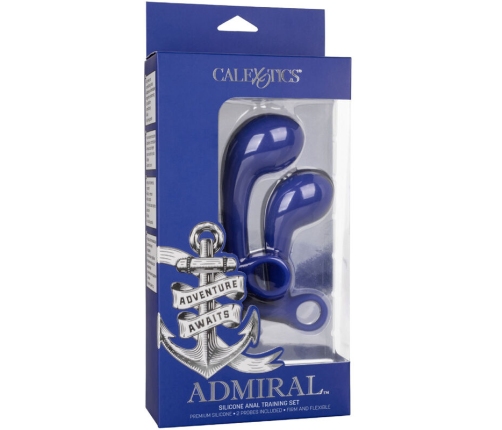 CALEXOTICS - ADMIRAL SET 2 ANAL PLUG BLUE