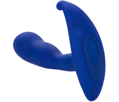 CALEXOTICS - ADMIRAL CURVED ANAL STIMULATOR & VIBRATOR BLUE