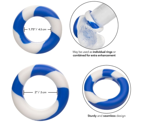 CALEXOTICS - ADMIRAL SET 2 ANILLOS PARA PENE