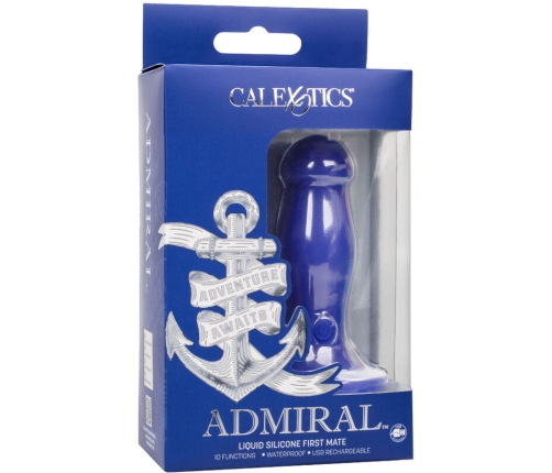 CALEXOTICS - ADMIRAL FIRST MATE PLUG ANAL VIBRADOR AZUL