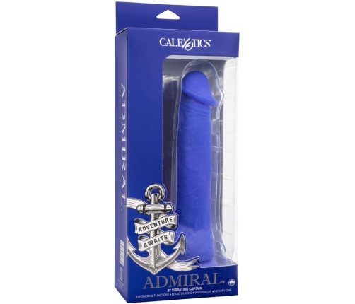CALEXOTICS - ADMIRAL CAPTAIN REALISTIC DILDO VIBRATOR BLUE