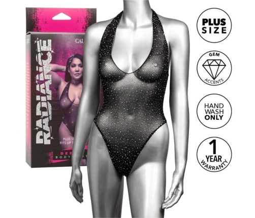 CALEXOTICS - RADIANCE SHOULDER SHRUG RHINE PLUS SIZE