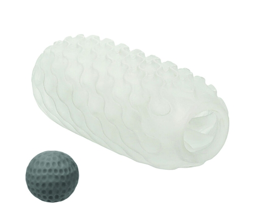 CALEXOTICS - BOUNDLESS REVERSIBLE SQUISHY BALL STROKE YELLOW