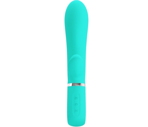 PRETTY LOVE - THOMAS MULTIFUNCTION G-SPOT VIBRATOR AQUA GREEN