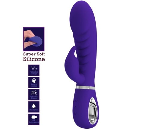PRETTY LOVE - PRESCOTT MULTIFUNCTION G-SPOT VIBRATOR PURPLE