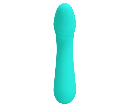 PRETTY LOVE - CETUS RECHARGEABLE VIBRATOR AQUA GREEN